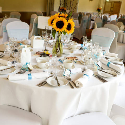 Wedding breakfast in Broadstreet