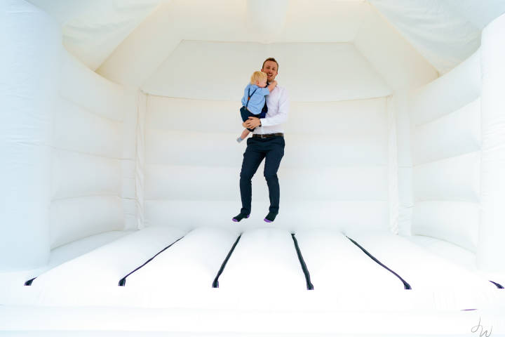 White Wedding Bouncy Castle