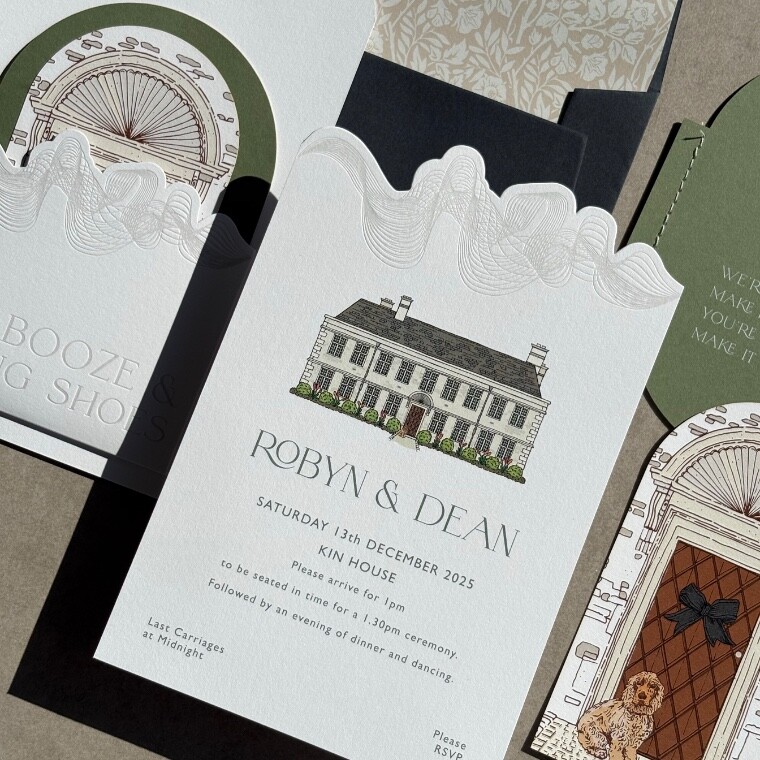 Deabill and Quince Luxury Wedding Stationery Designers