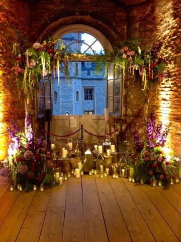 Floral archway in The White Tower