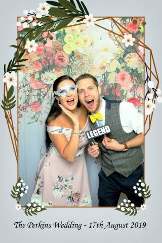 Wedding photo booth in Gloucestershire