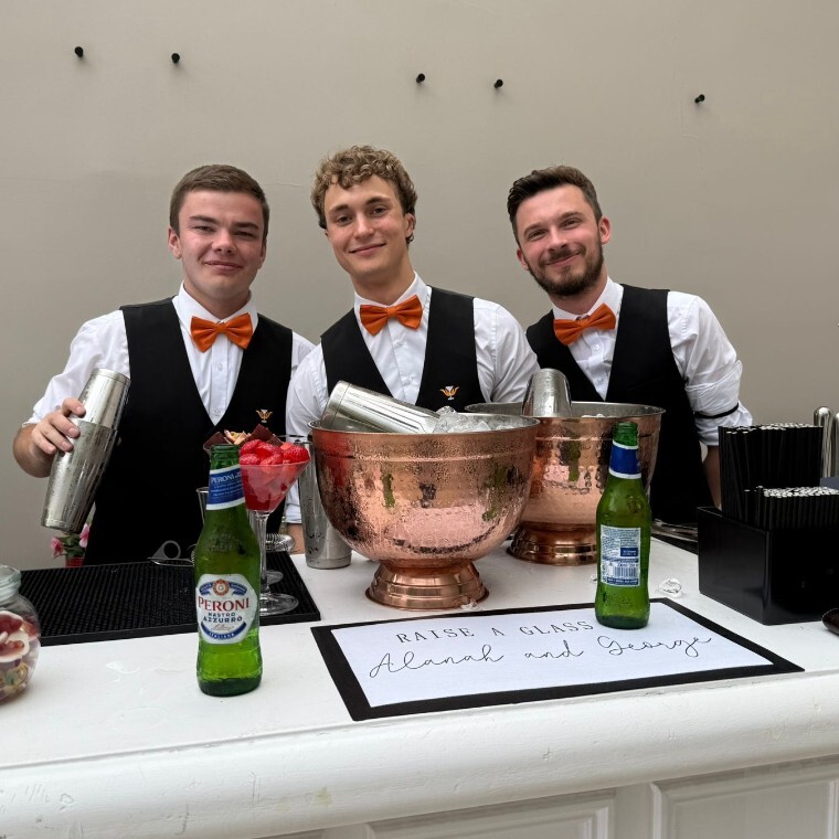 3 Bartenders on the Bar