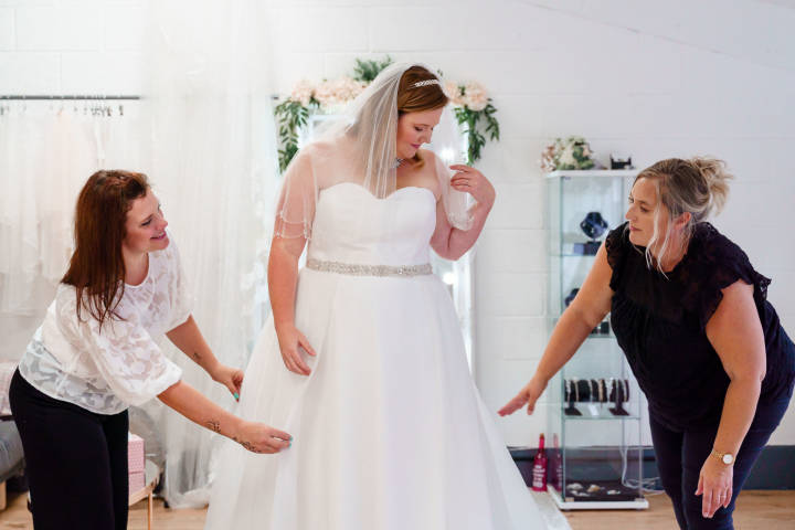 Olivia George Bridal Wedding dress, Winchester, ivory wedding dress