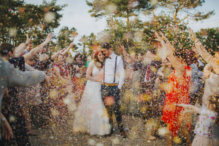Real Couple Confetti Photo - 10 Litres of Tutti Fruity Confetti Mix