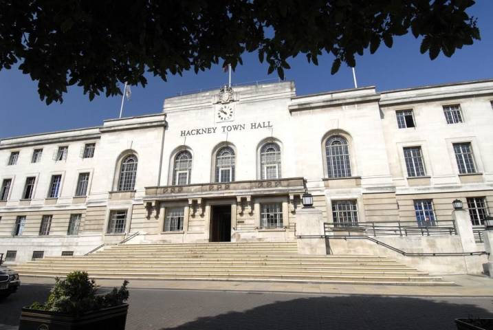 Hackney Town Hall, Front Exterior
