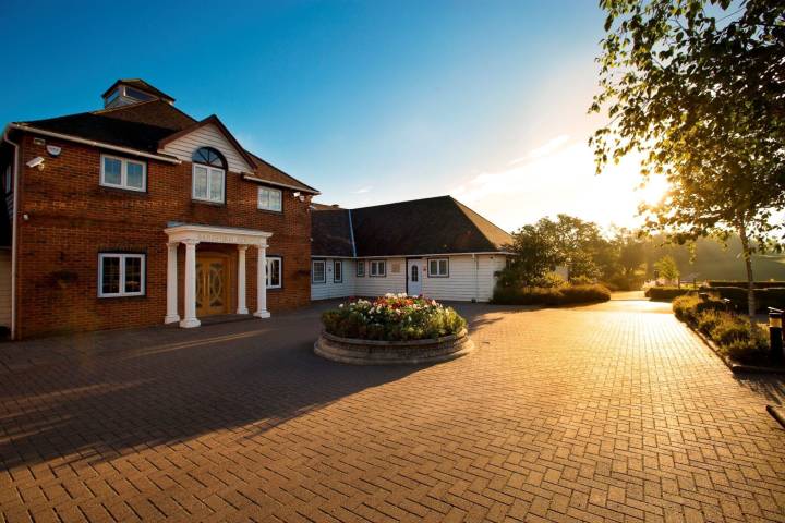 Club house at Sandford Springs in Hampshire, wedding venue