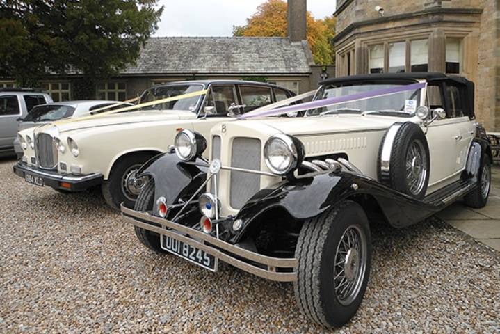 Two Classic Beaufords in Cream and Black