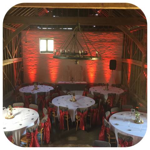over farm barn