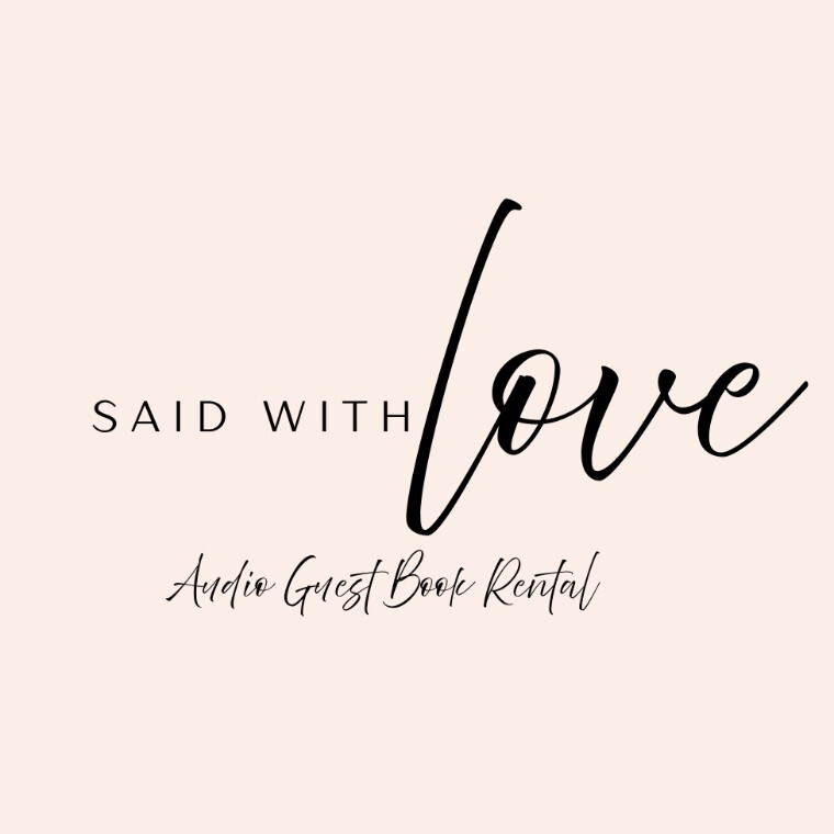 Said with Love - Audio Guest Book Rental