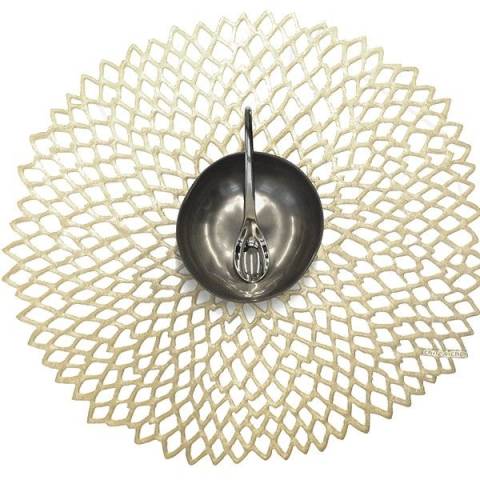 Dahlia Placemat - Champagne
