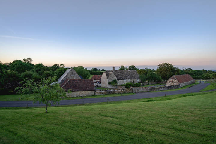 View of the Barns at Wick Farm Venue in Bristol and Somerset