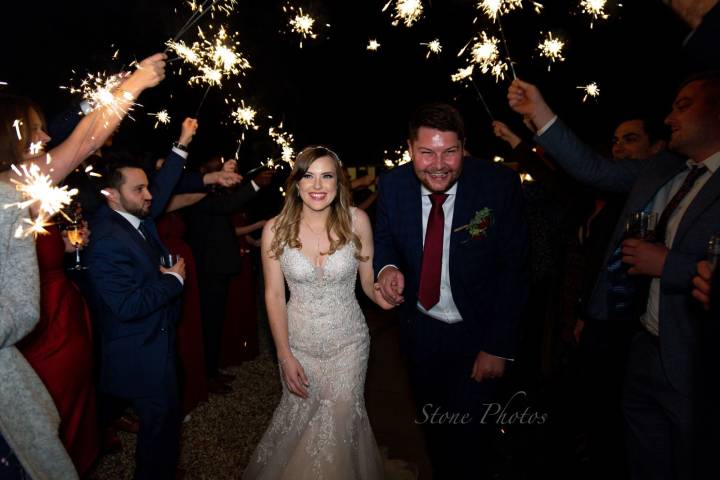 Stone Photos Wedding Photographer in Berkshire, Buckinghamshire, Surrey, Bride, Relaxed, natural, candid, Groom, Love, Couple, Portraits, sparklers, fireworks, winter, autumn, night