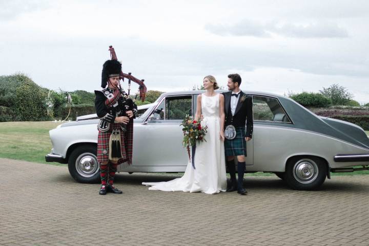 Wedding Car & Piper
