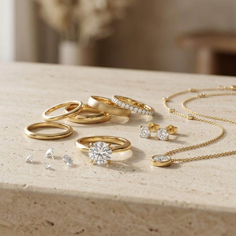 Solid gold wedding rings by Majestic Jewellery — 9, 14 & 18ct, UK hallmarked