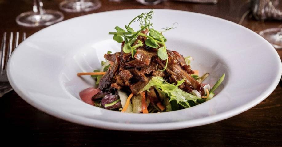 Chinese spiced duck salad