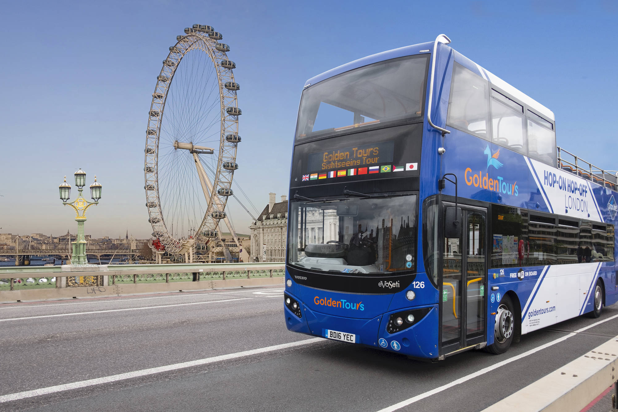 Golden Tours Transport in Central London