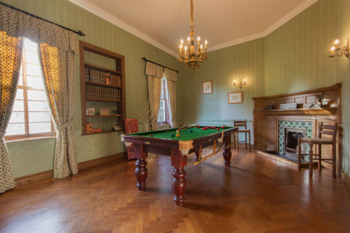 Games room gives a unique activity for wedding guests on wedding day
