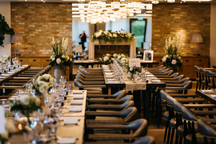 Breakfast Set up at The Swan At Streatley Venues in Berkshire