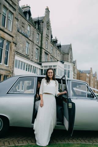 Wedding Car at Marine North Berwick