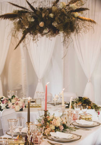 Flower cloud design from Fabulous Functions UK Venue Decor & Furniture Hire in Wiltshire