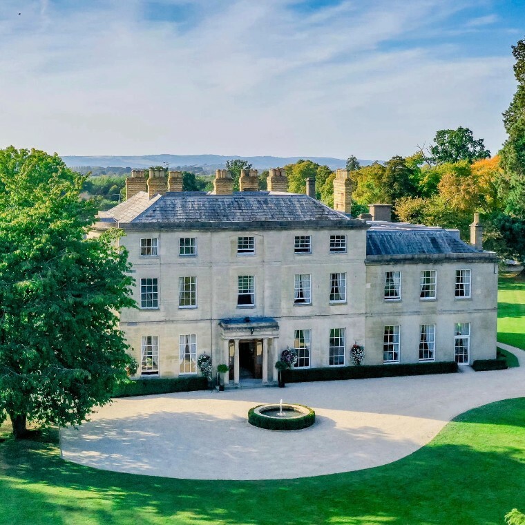 Exterior of Eastington Park wedding venue
