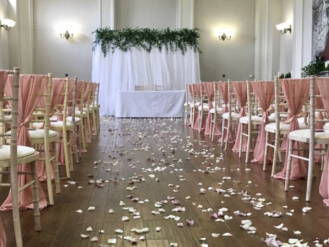 Wedding Ceremony decoration from Fabulous Functions UK Venue Decor & Furniture Hire in Wiltshire