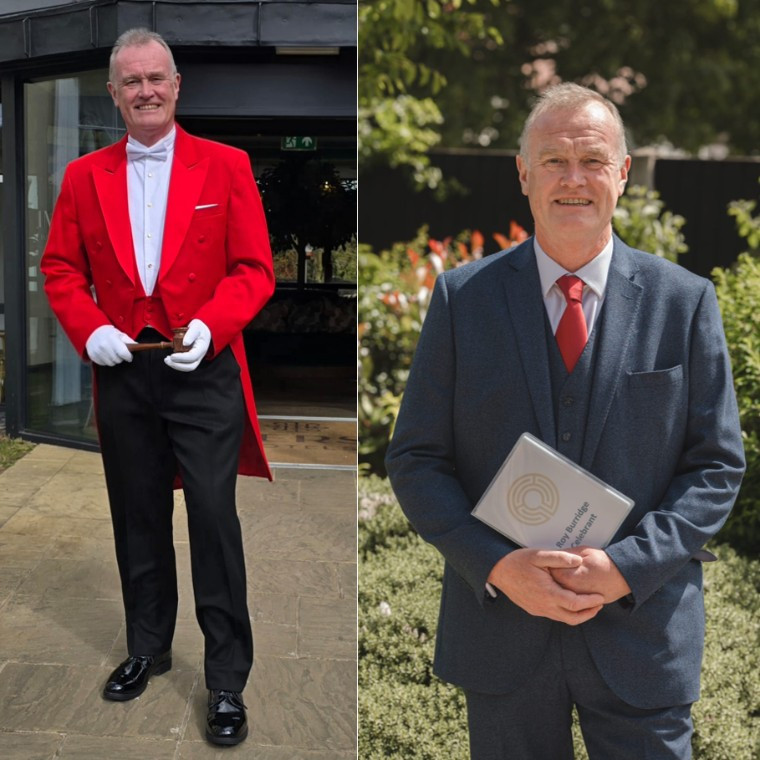 Roy Burridge - Celebrant & Toastmaster for Weddings and Events