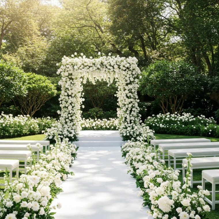Wedding ceremony decor 