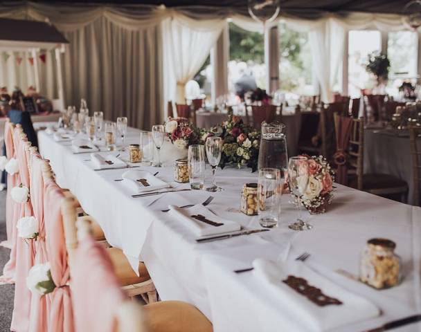 Top Table in Marquee