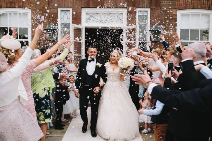 Delamere Manor Just Married Confetti Terrace