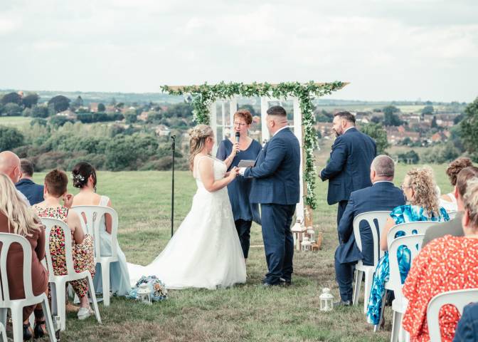 When a cow in the next field joins in with the vows