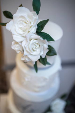 Karis Wedding Cake Close Up