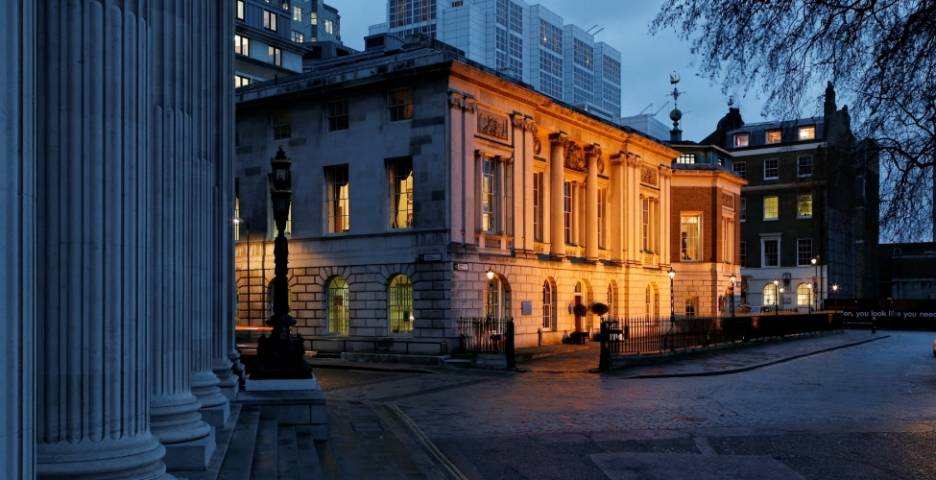 Exterior at night, Trinity House,Venues in London - Central