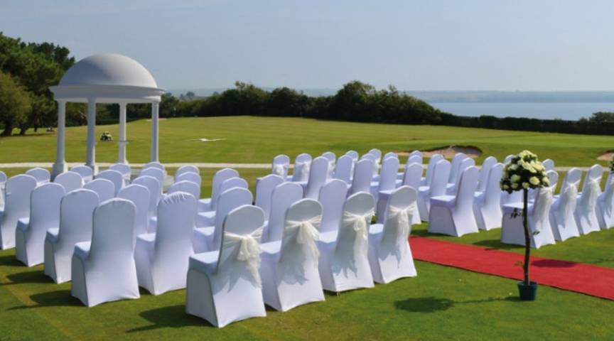 The Carlyon Bay Hotel, Outdoor Wedding in Cornwall