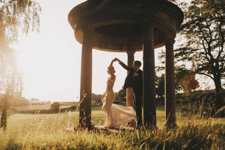 Delamere Manor Folly Bride and Groom