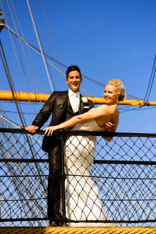 Martin Lewis Photographer hms warrior 1860 wedding photos Martin Lewis Photographer ship weddings Ma
