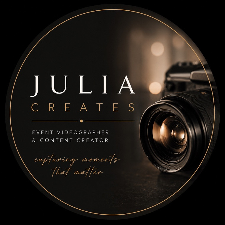 Julia creates event videographer and content creator. Capturing moments that matter.
