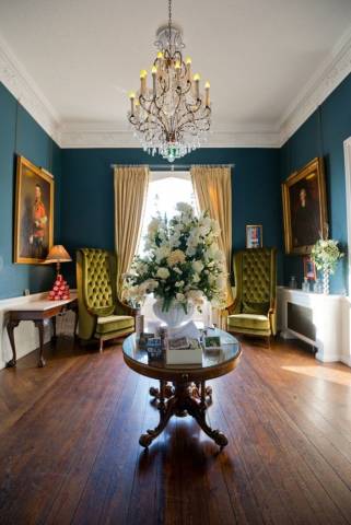 The Ante Room at Hodsock Priory, Nottinghamshire
