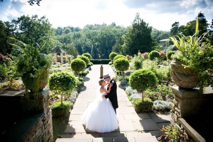 Belvoir Castles stunning rose gardens, for ceremonies and drinks reception 