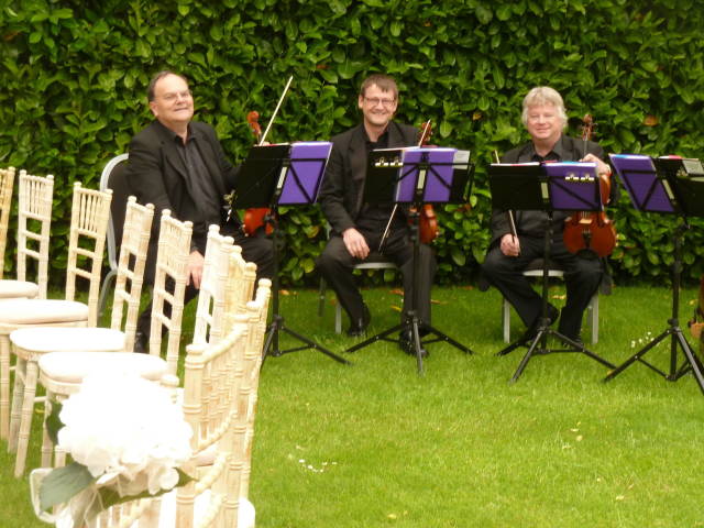 The Cotswold Ensemble Wedding & Reception music at Manor House, Moreton on the Marsh, Glocs.