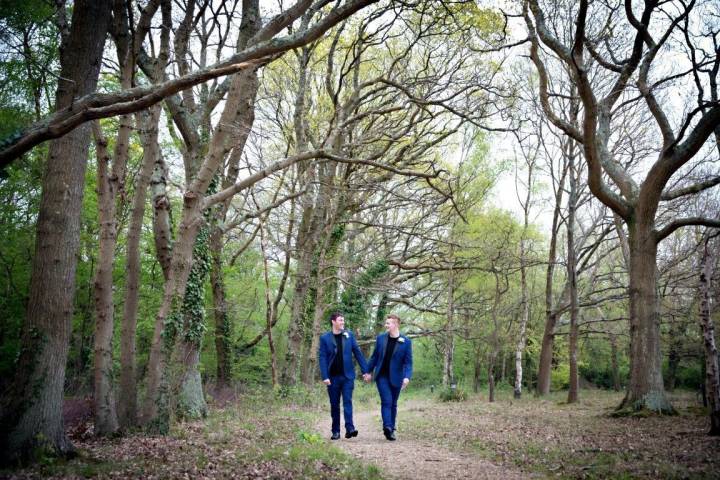 Beautiful woodland grounds