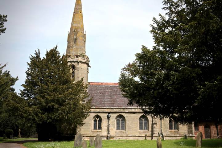 St James Church behind Ansty Hall