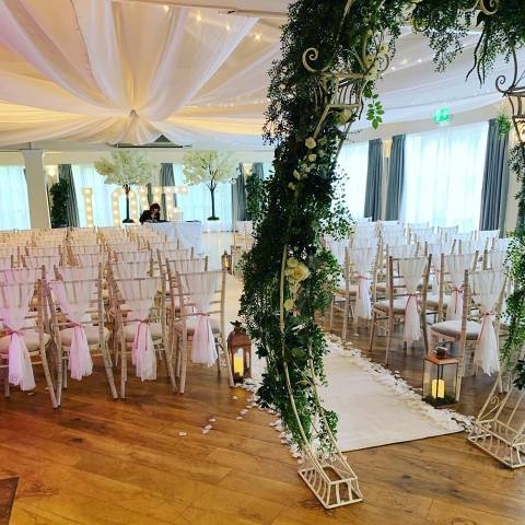 Civil Ceremony in the Conservatory at Mere Court Hotel
