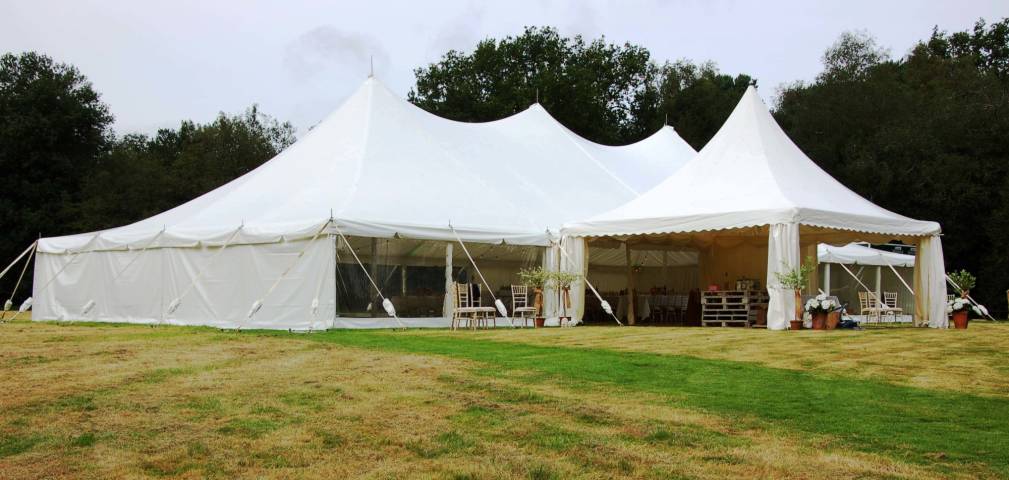 Traditional Marquee with Chinese Hat