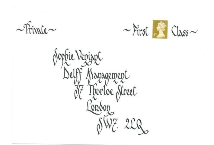 Mike Courtenay Wedding Calligraphy, Stationery in Essex