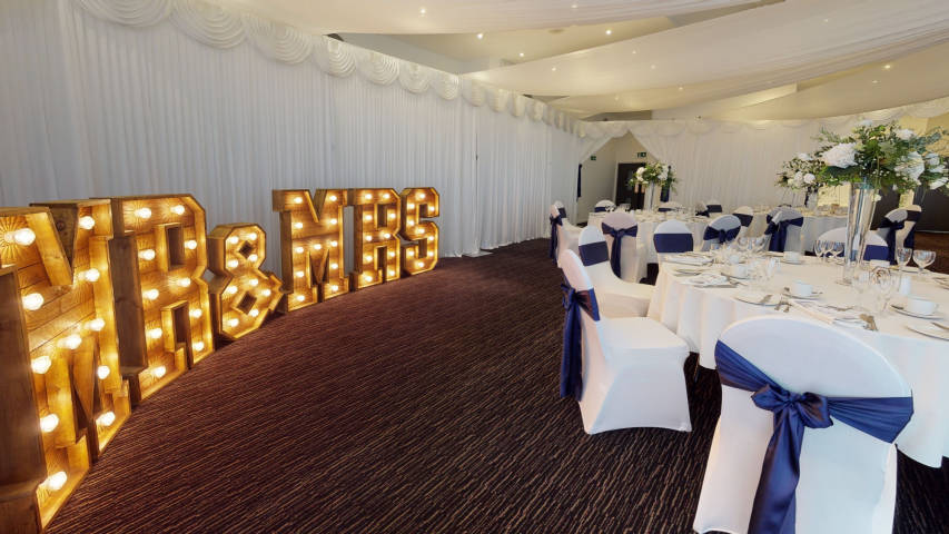 China Fleet Country Club Wedding Breakfast- Atlantic Suite, Saltash, Cornwall