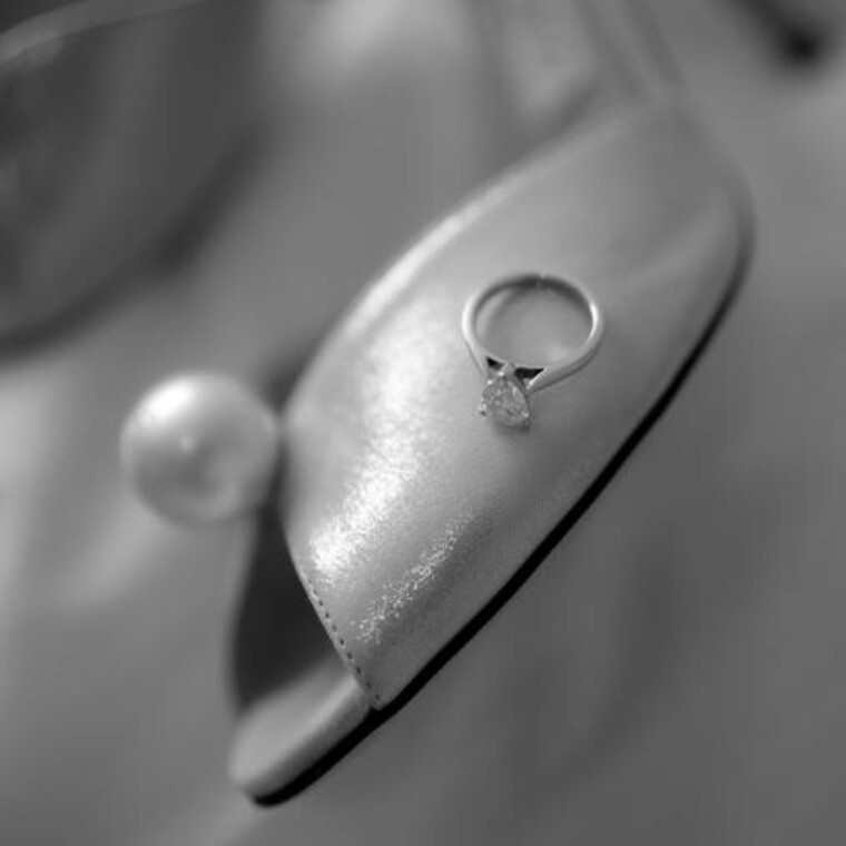 Engagement Ring & Wedding Shoes 