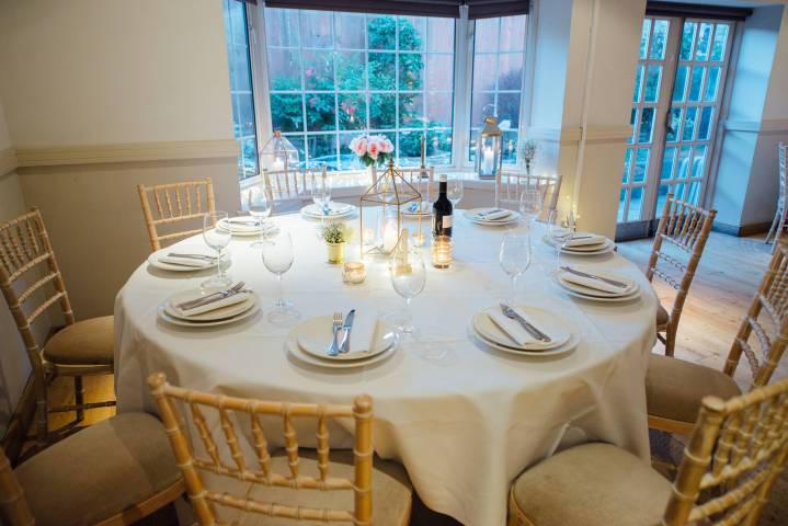 Table Set-up for Wedding Breakfast