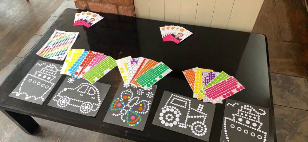 Sweetheart Nannies Craft table