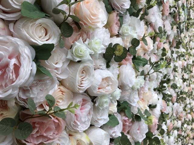 Flower Wall Hire from Party Delights Photo Booth Entertainment in Hampshire